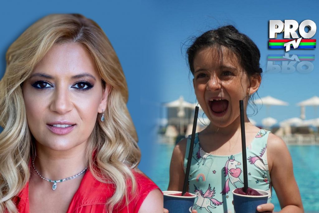 Ce se întâmplă cu fiica Amaliei Enache de fiecare dată când o duce la Pro TV. Colegele sunt înnebunite după ea/ EXCLUSIV