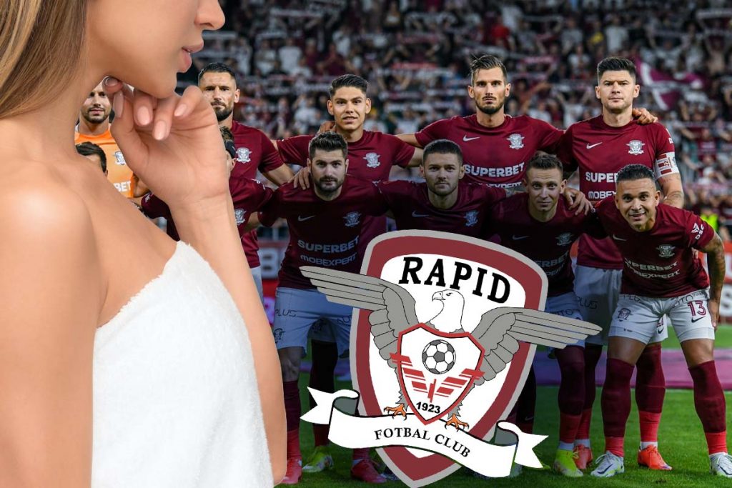 Cea mai frumoasă iubită de fotbalist din România? Noul transfer al Rapidului are cu ce se mândri. GALERIE FOTO