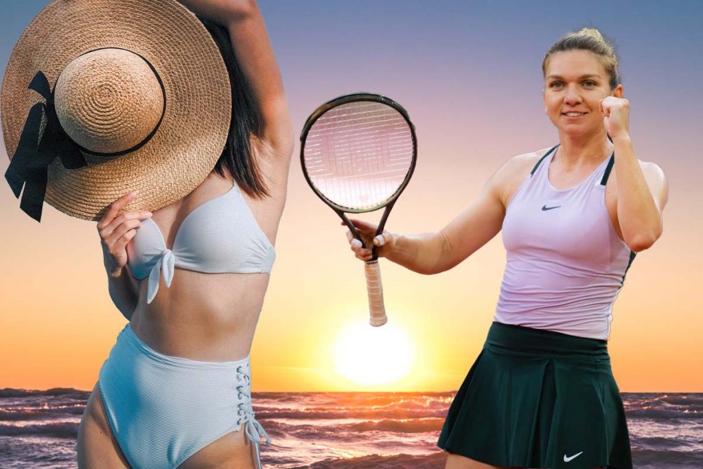 Imagini rare cu Simona Halep în costum de baie. Sportiva noastră nu se lasă prea des fotografiată așa. FOTO