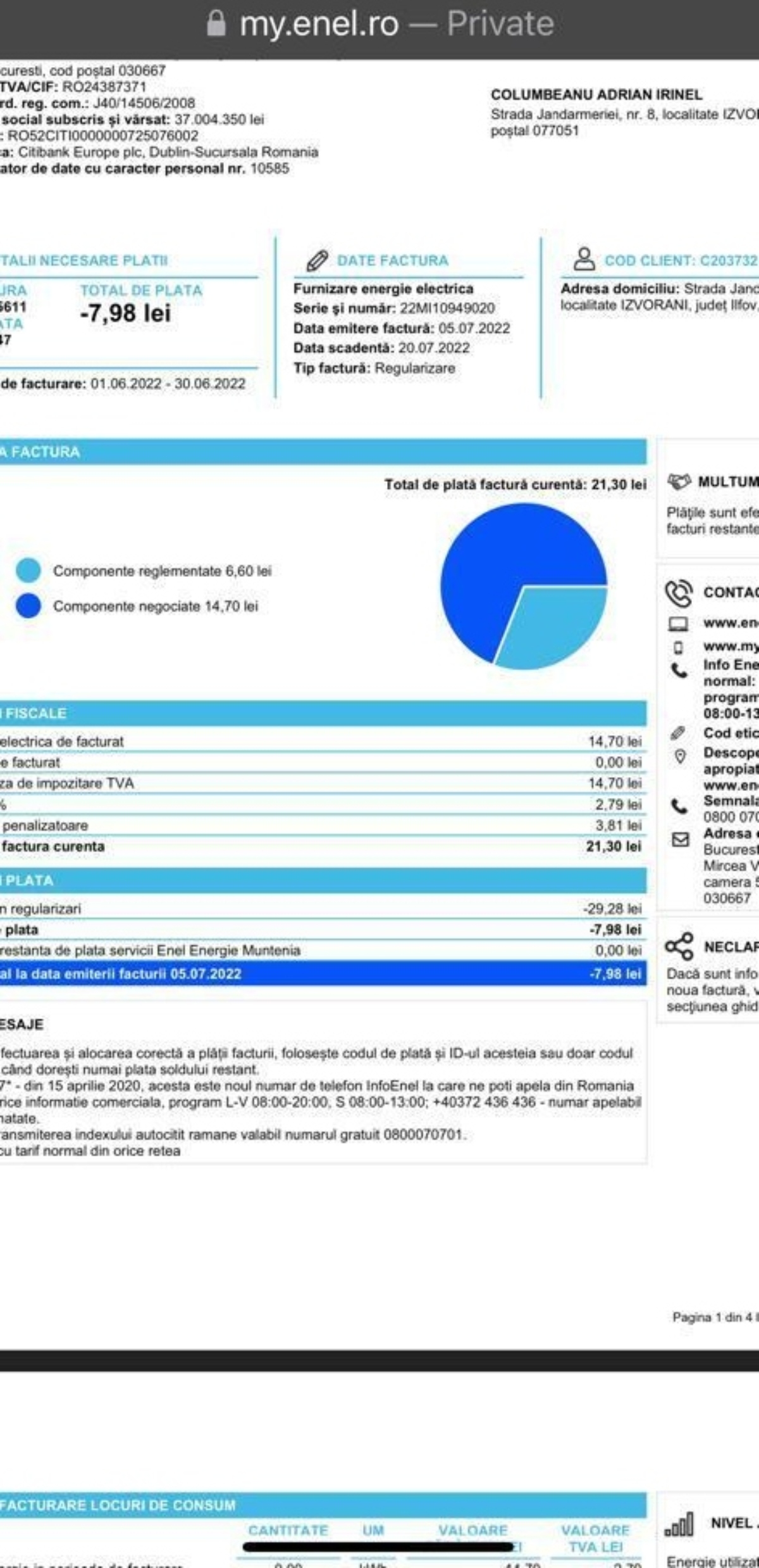 Irinel Columbeanu, detalii despre procesul cu Enel
