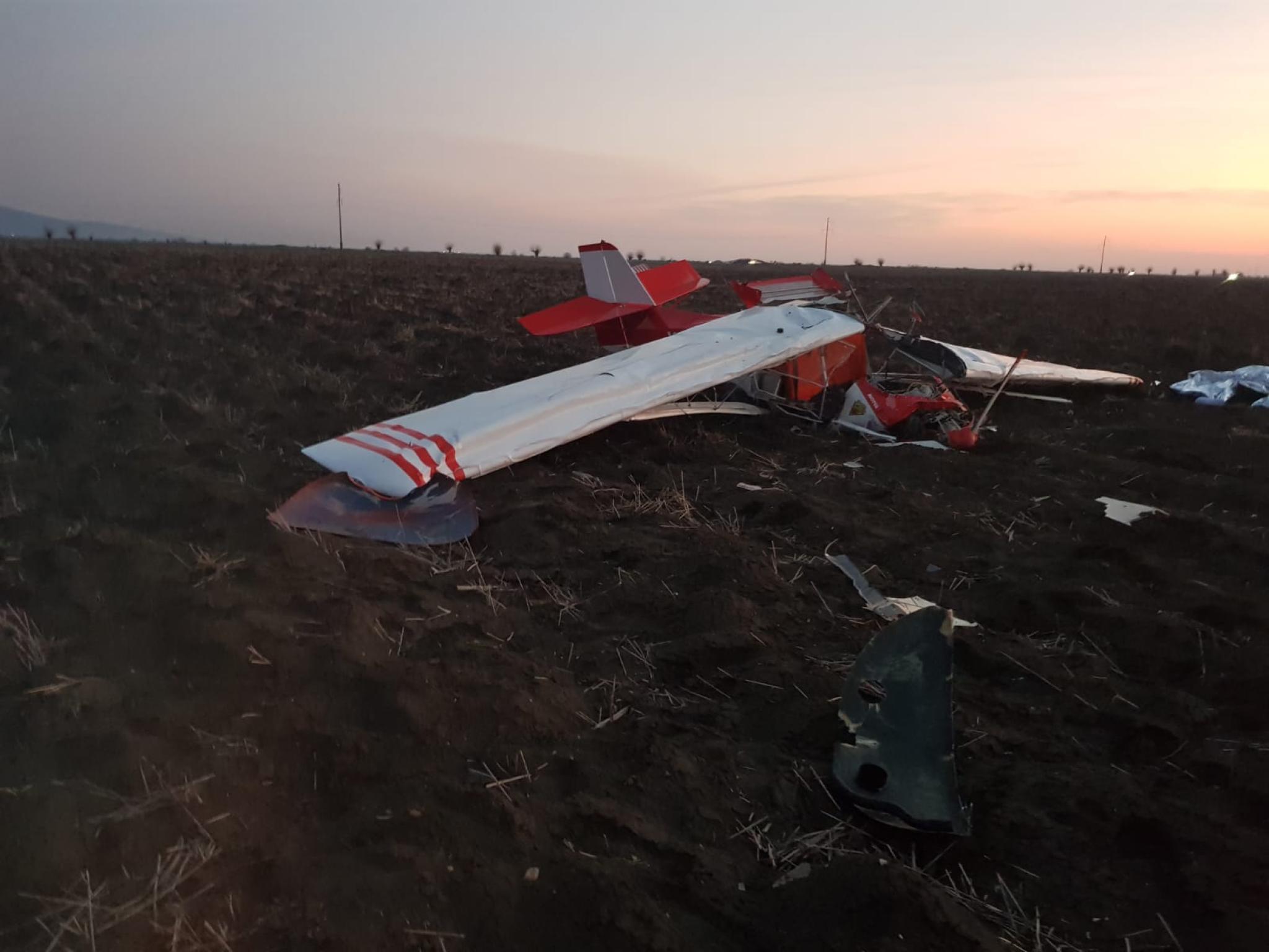 Avion prabusit in Suceava