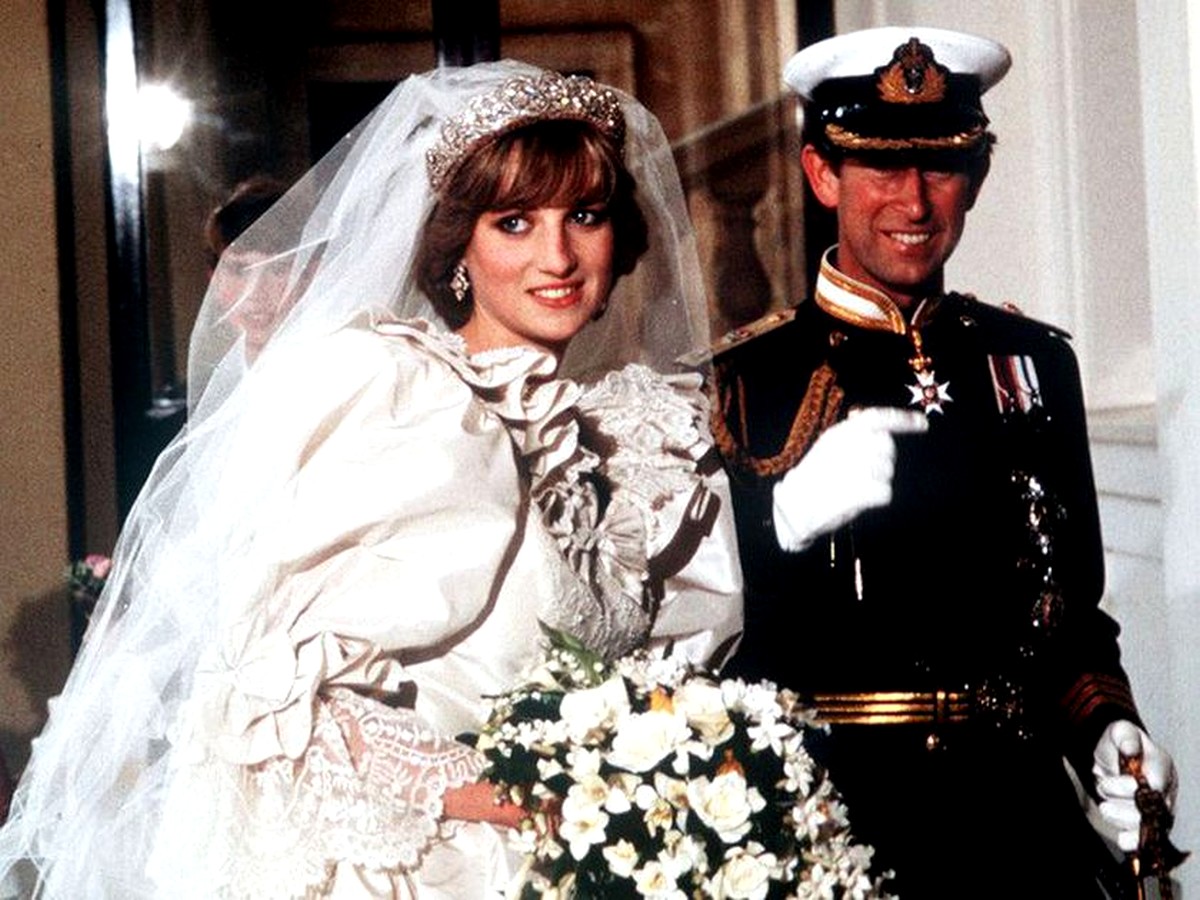 Charles și Lady Di, în ziua nunții