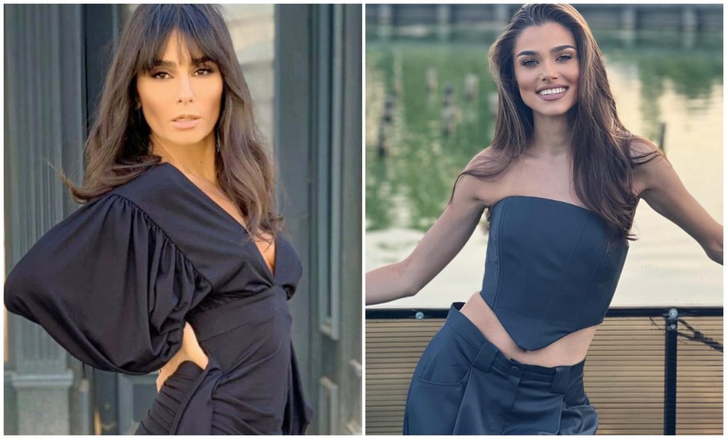 Dana Budeanu și Theo Rose poartă câte două sutiene. Moda ciudată care prinde și la vedetele din România. GALERIE FOTO