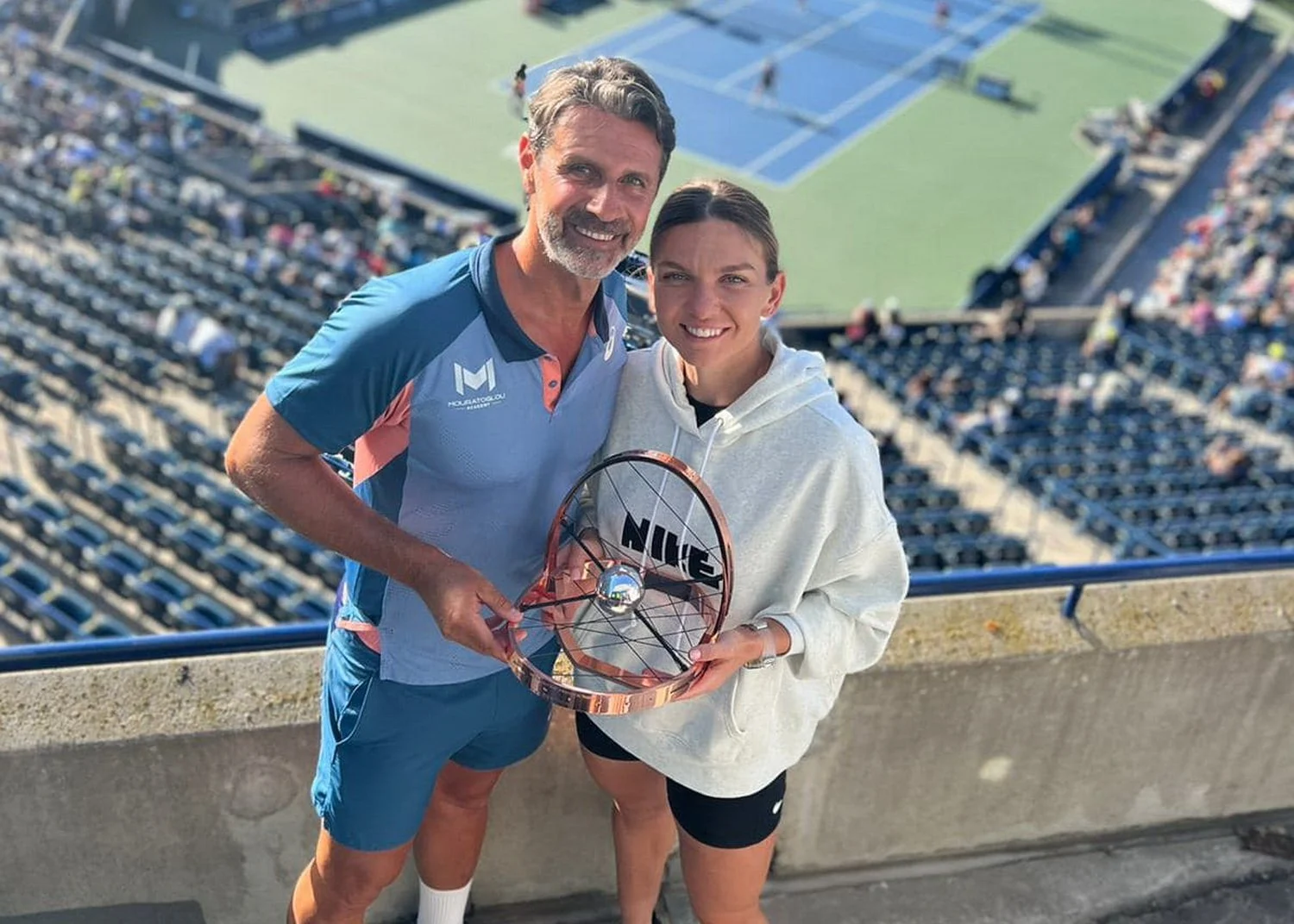 Patrick Mouratoglou si Simona Halep 4