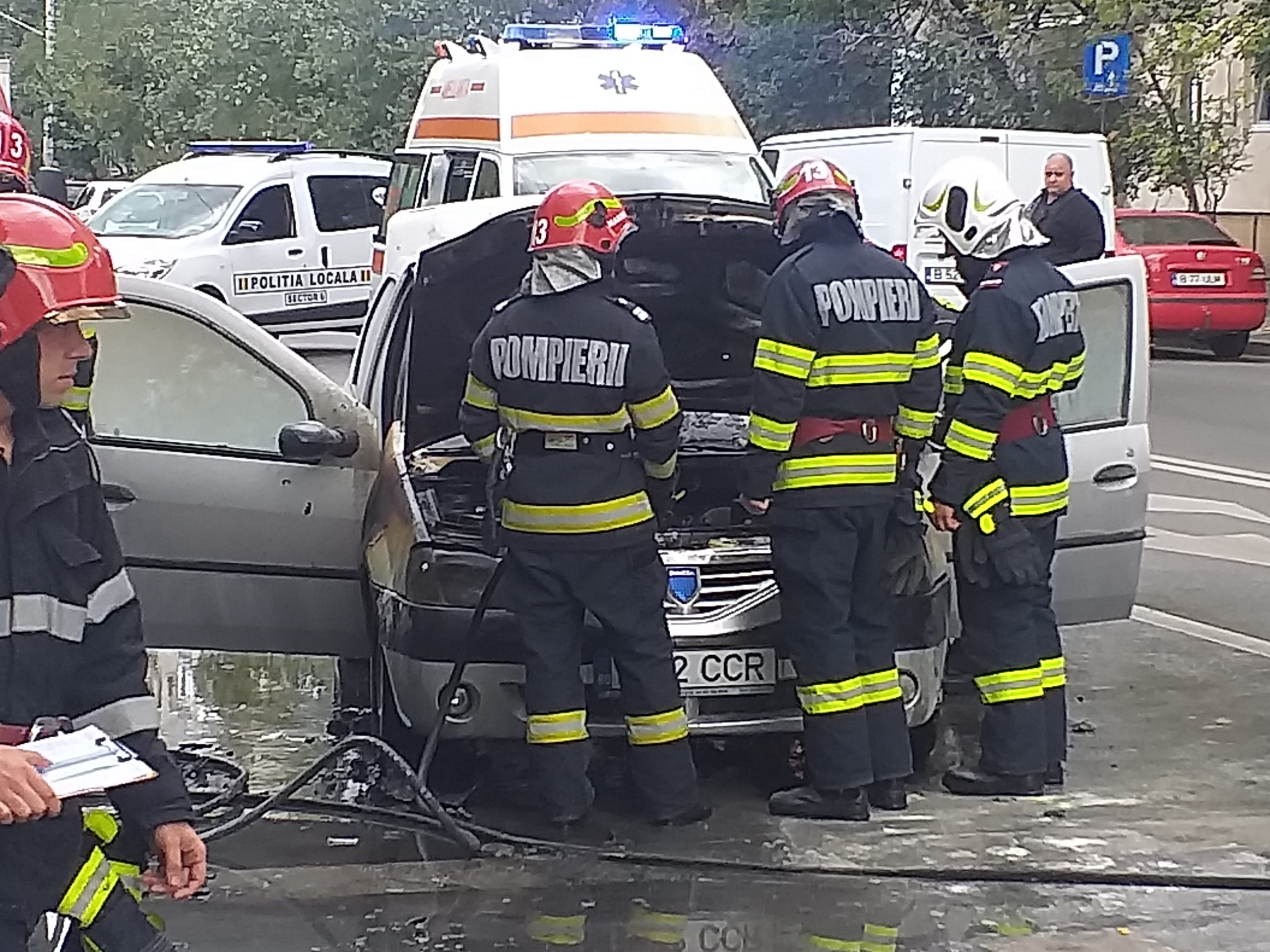 Accident in Bucuresti
