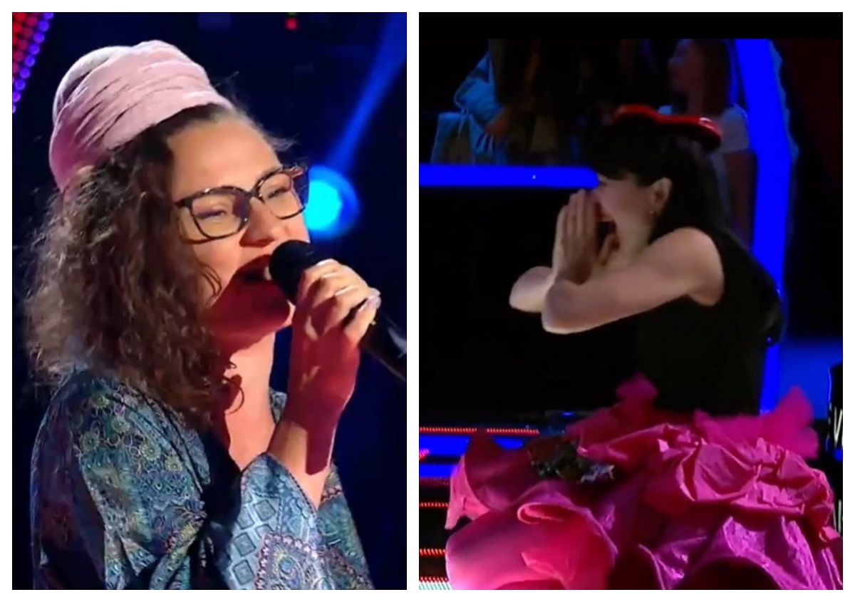 Gest nemaivazut facut de Irina Rimes la Vocea Romaniei