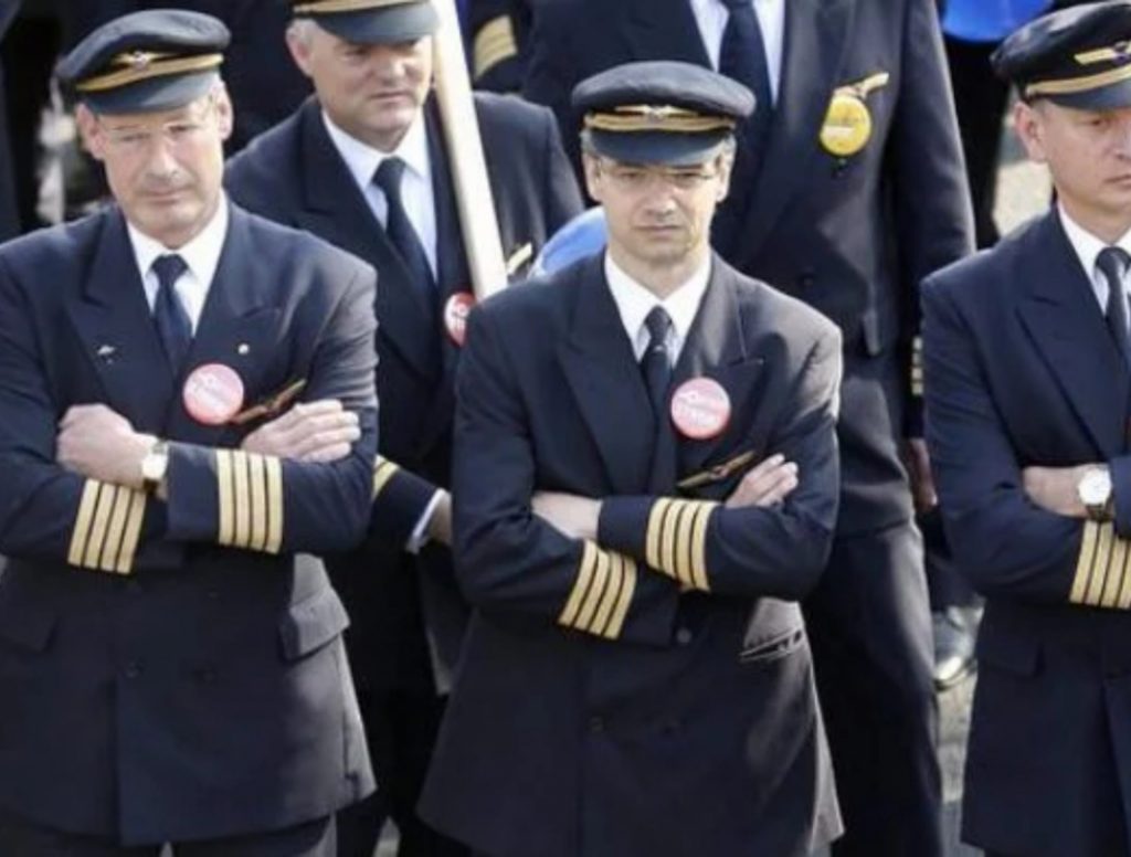 Grevă de amploare a piloților Lufthansa