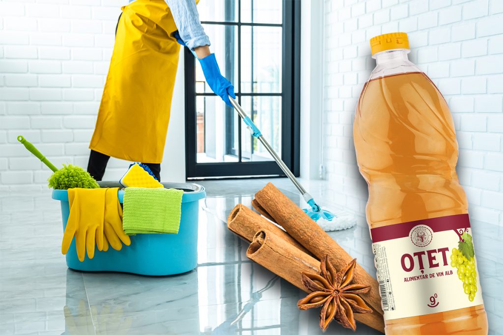 De ce ar trebui să pui în apa cu care speli podeaua scorțișoară și oțet