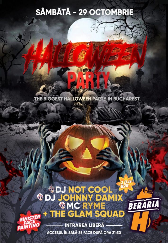 Petreceri de Halloween 2022 in Bucuresti