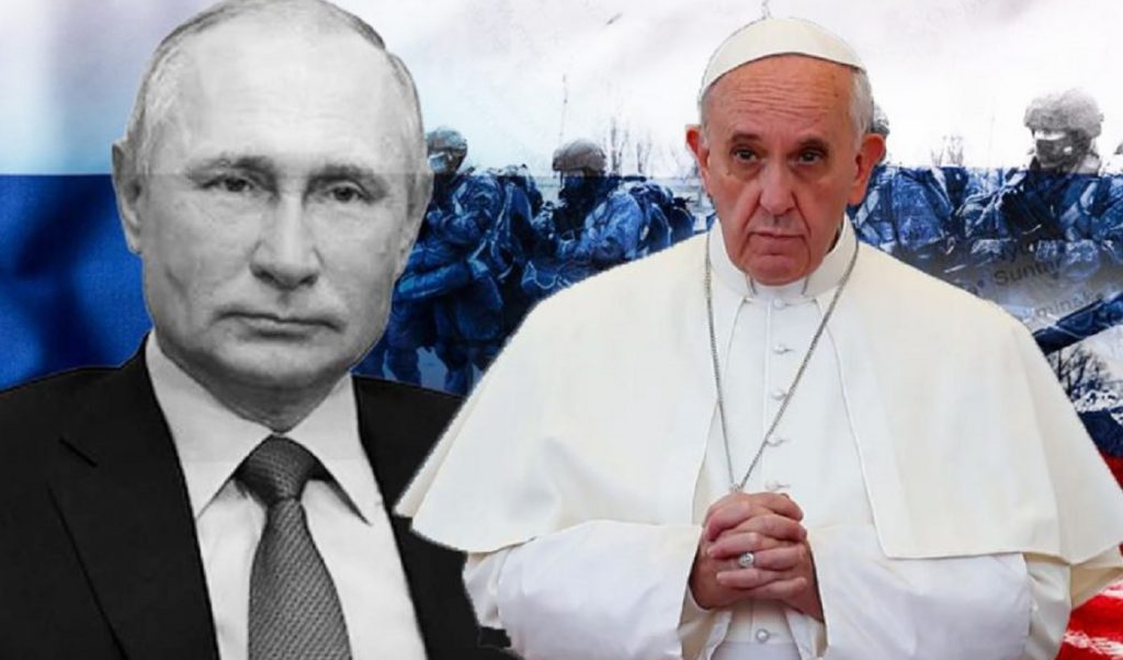 Papa Francisc i s-a adresat pentru prima dată lui Vladimir Putin. Ce l-a rugat pe acesta și ce i-a transmis lui Volodimir Zelenski