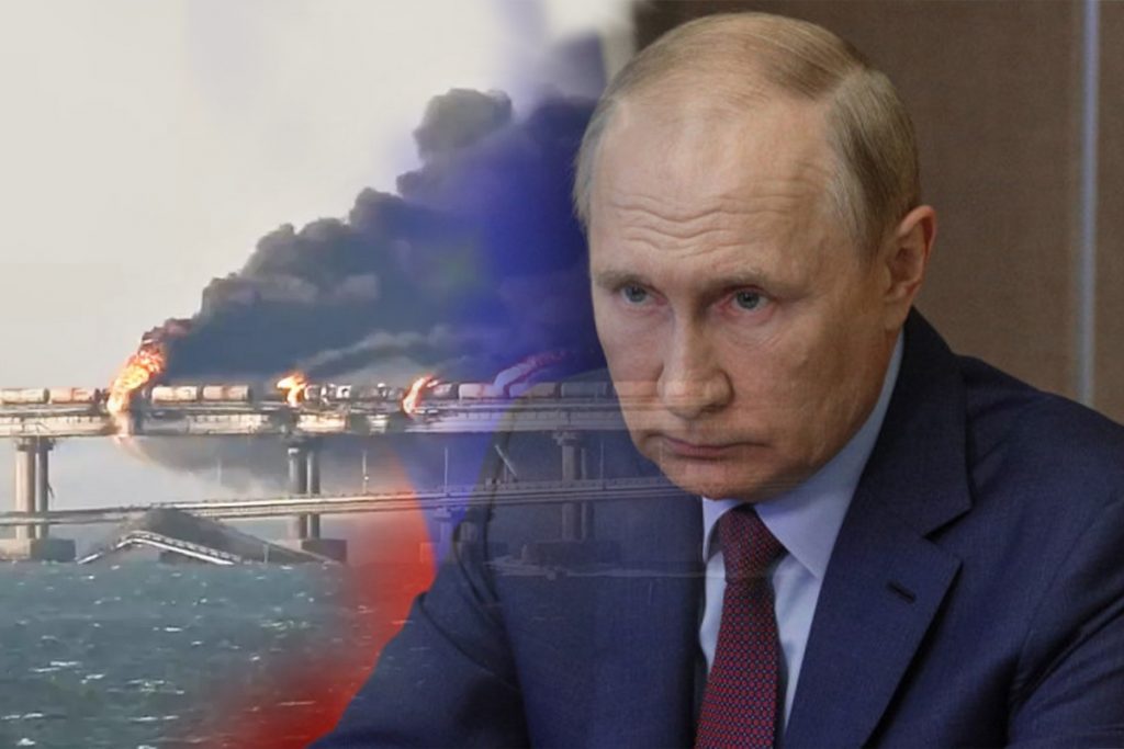 Vladimir Putin s-a răzbunat pe Ucraina după distrugerea podului Kerci. Avertismentul dur lansat de liderul de la Ktremlin