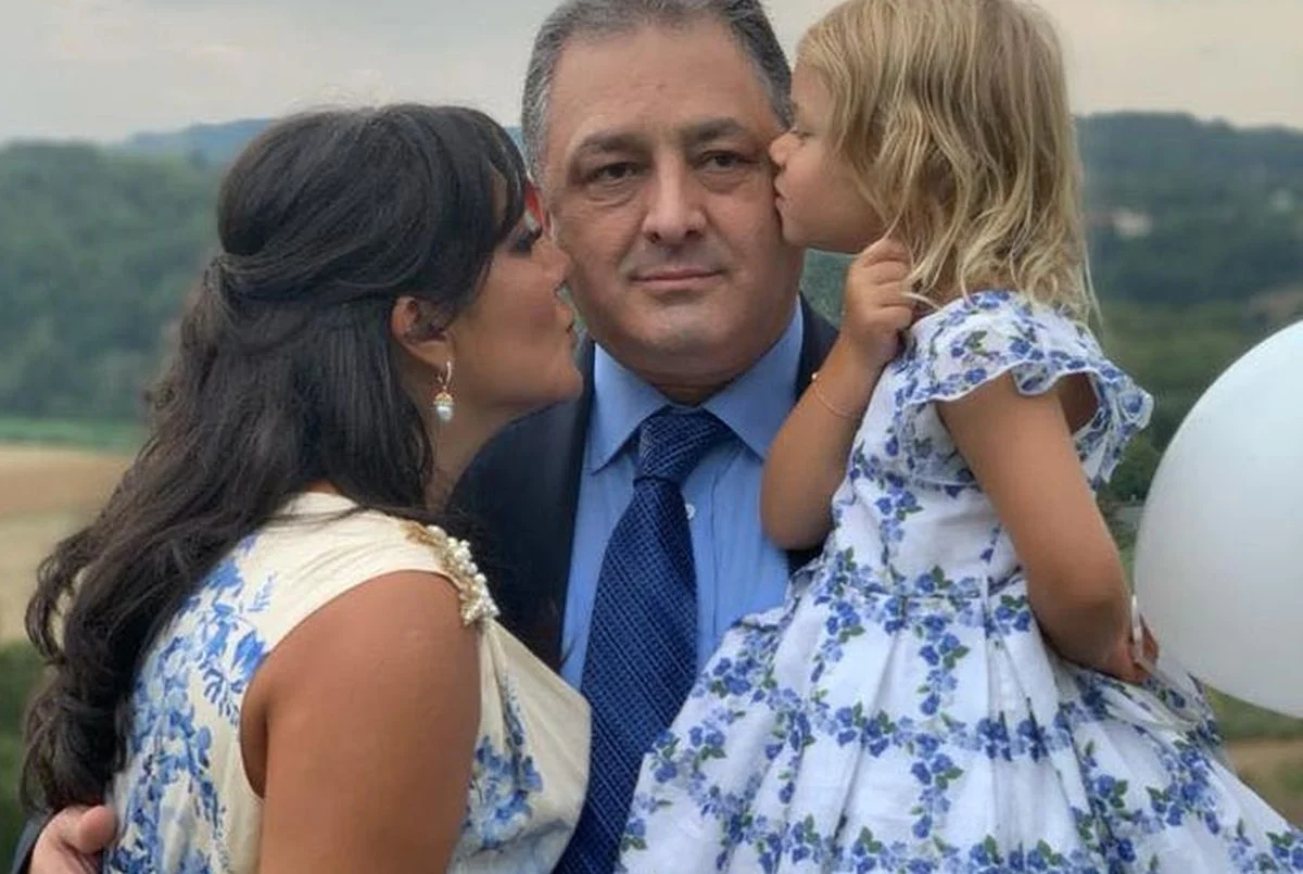 Oana Mizil și Marian Vanghelie, alături de fiica lor
