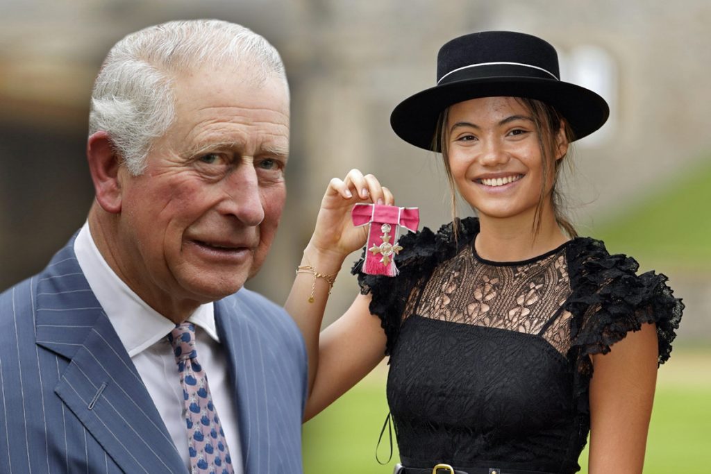 Regele Charles a premiat-o pe Emma Răducanu. Cuvintele spuse de sportiva de origine română după ceremonie