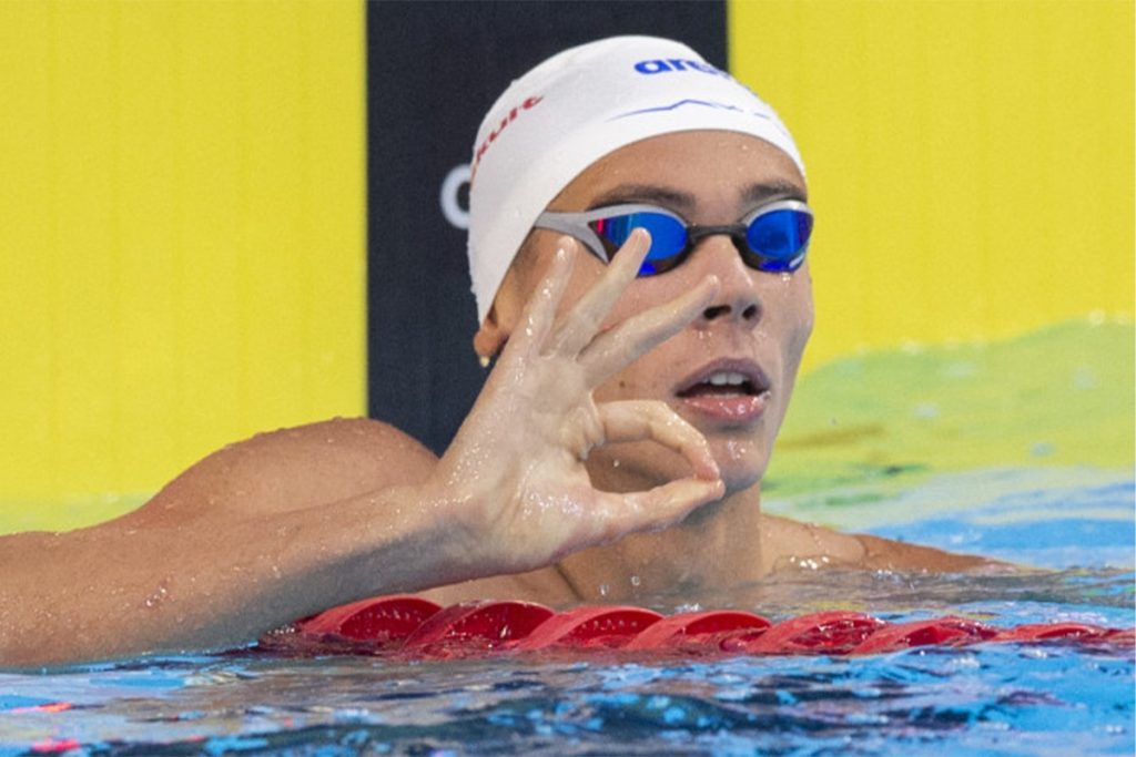 David Popovici, surprins în timpul unui antrenament. Cum se pregătește sportivul pentru Campionatul Mondial de natație