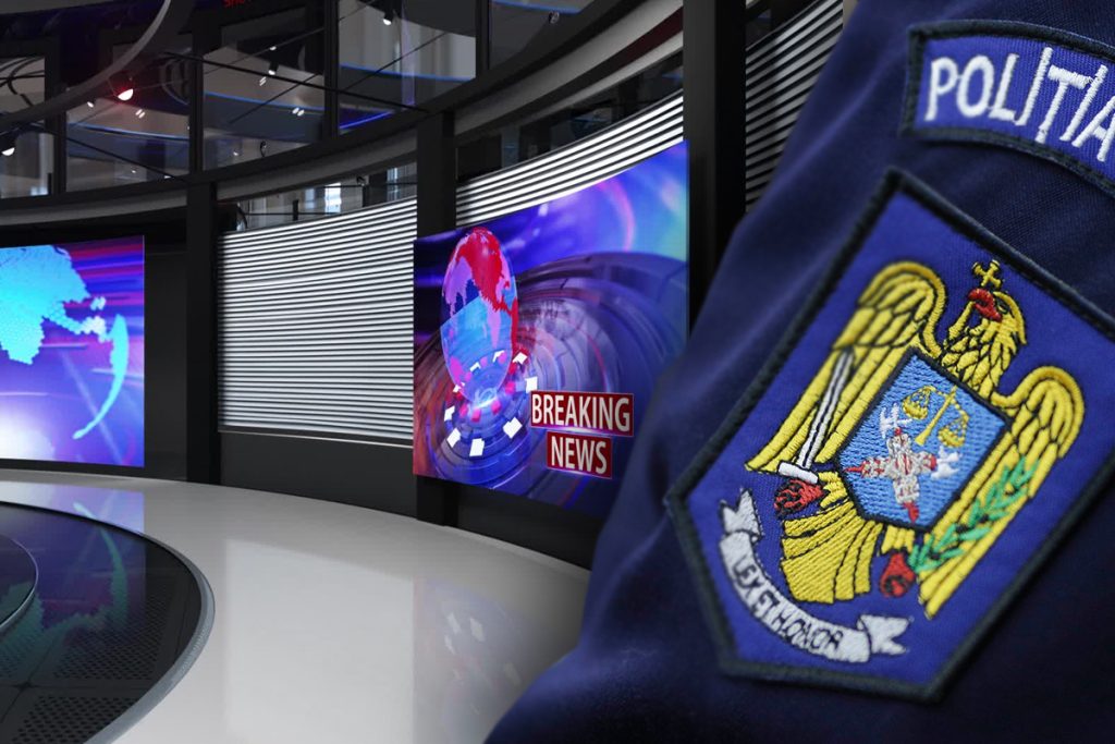 Momente ciudate la una dintre cele mai cunoscute televiziuni din România. A fost chemată de urgență Poliția