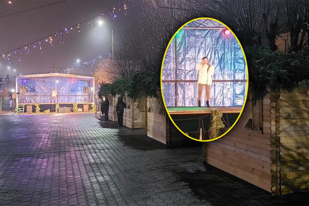 Ce s-a întâmplat, de fapt, la târgul de Crăciun din Calafat. Motivul pentru care o cântăreață s-a făcut de râs încercând să anime o piață goală