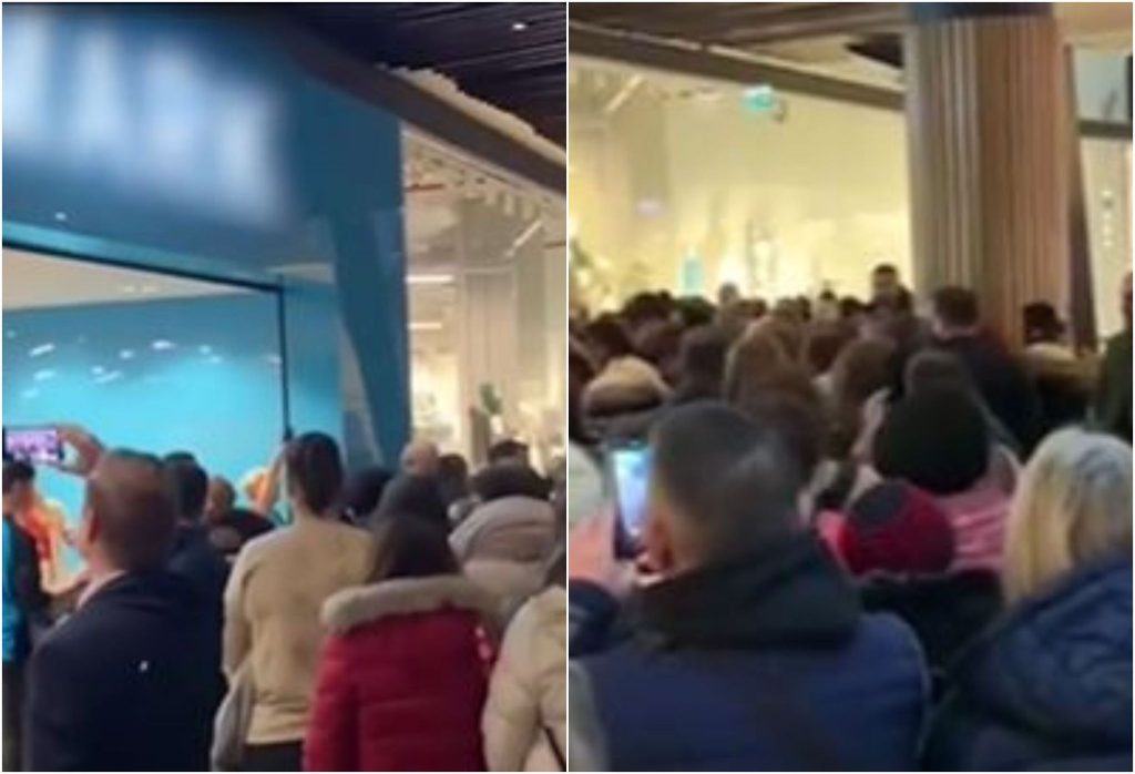 Românii s-au înghesuit la deschiderea unui nou magazin în București. Ce vând irlandezii de la Primark