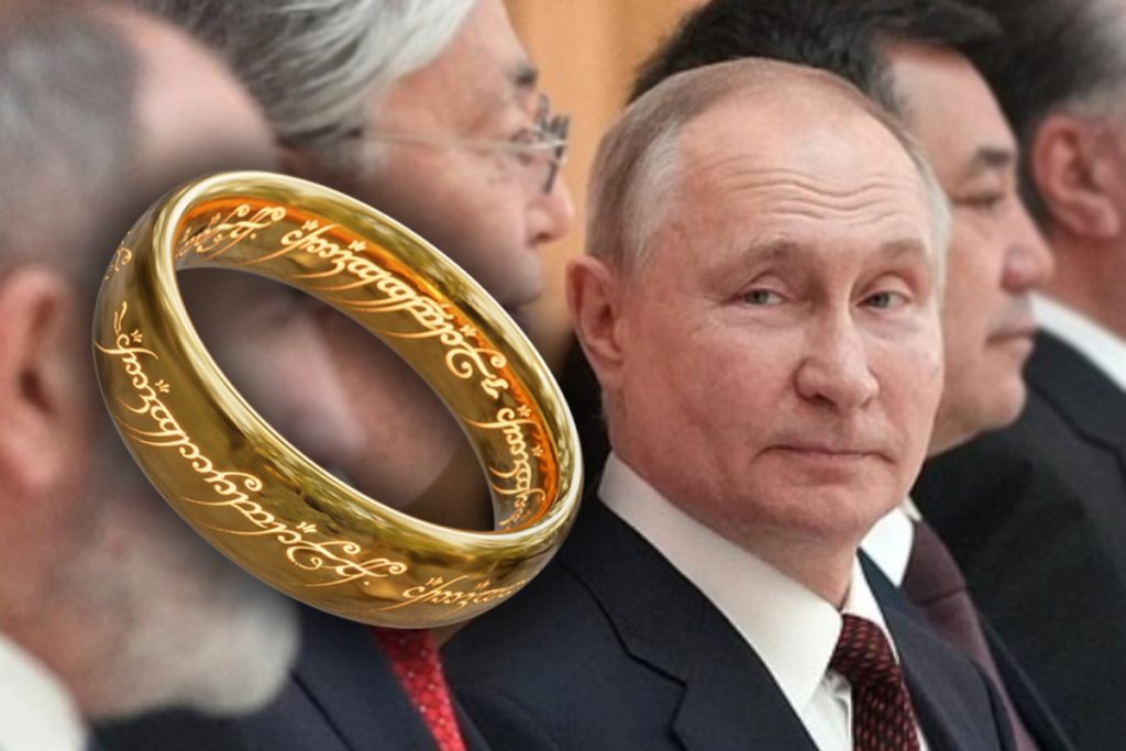 Scene desprinse din Stăpânul Inelelor la summitul CSI de la Sankt Petersburg. Cadoul inedit făcut de Vladimir Putin liderilor aliați