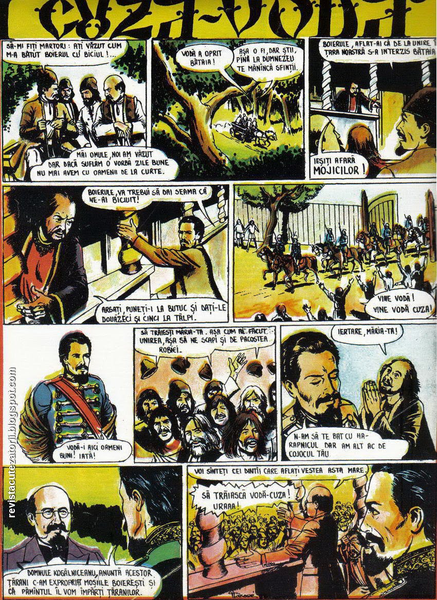 Benzi desenate, realizate de Valentin Tănase