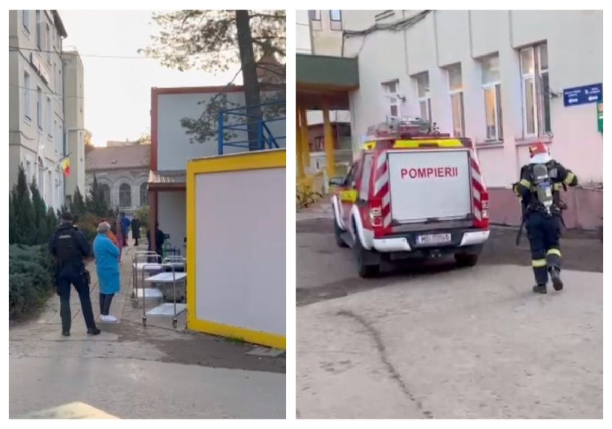 Incendiu la un spital de copii din Timisoara. Planul Rosu de interventie, activat din cauza degajarilor de fum