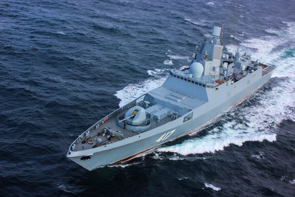 Cea mai modernă fregată rusă, Amiral Gorşkov, se îndreaptă spre Marea Mediterană. NATO este în alertă permanentă, care este destinația finală