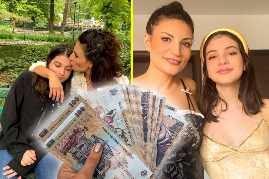 Ce sumă lunară i-a fixat Ioana Ginghină fiicei sale pentru cheltuieli: „De câte ori am un job în care este implicată și ea, îi dau parte din bani”. VIDEO EXCLUSIV
