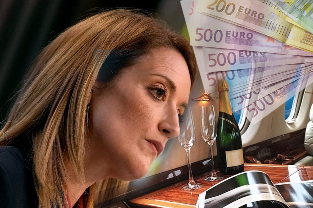 Cum se distrează președinta Parlamentului European. Roberta Metsola a „uitat” să declare o excursie de lux, cu alcool și o cameră de 350 de euro pe noapte