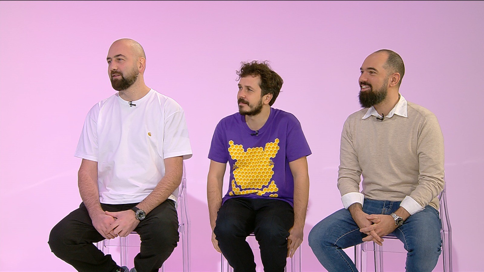 Comedianții Teo, Vio și Costel