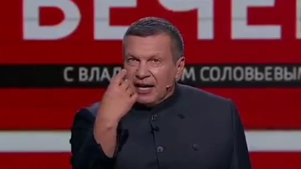 Delir în direct la televiziunea rusă. Propagandistul lui Putin vrea să vadă Germania bombardată