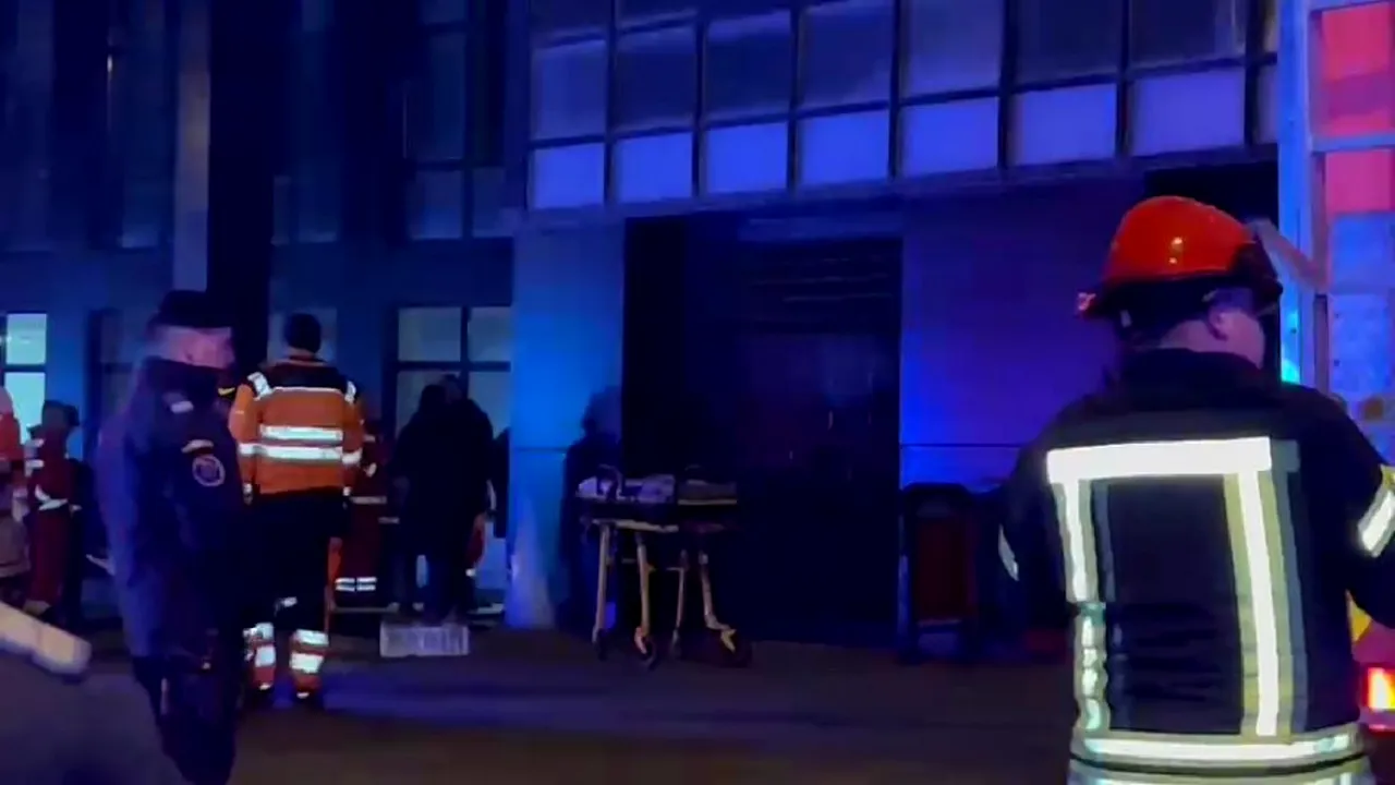 Incendiu la un spital din Cluj Napoca