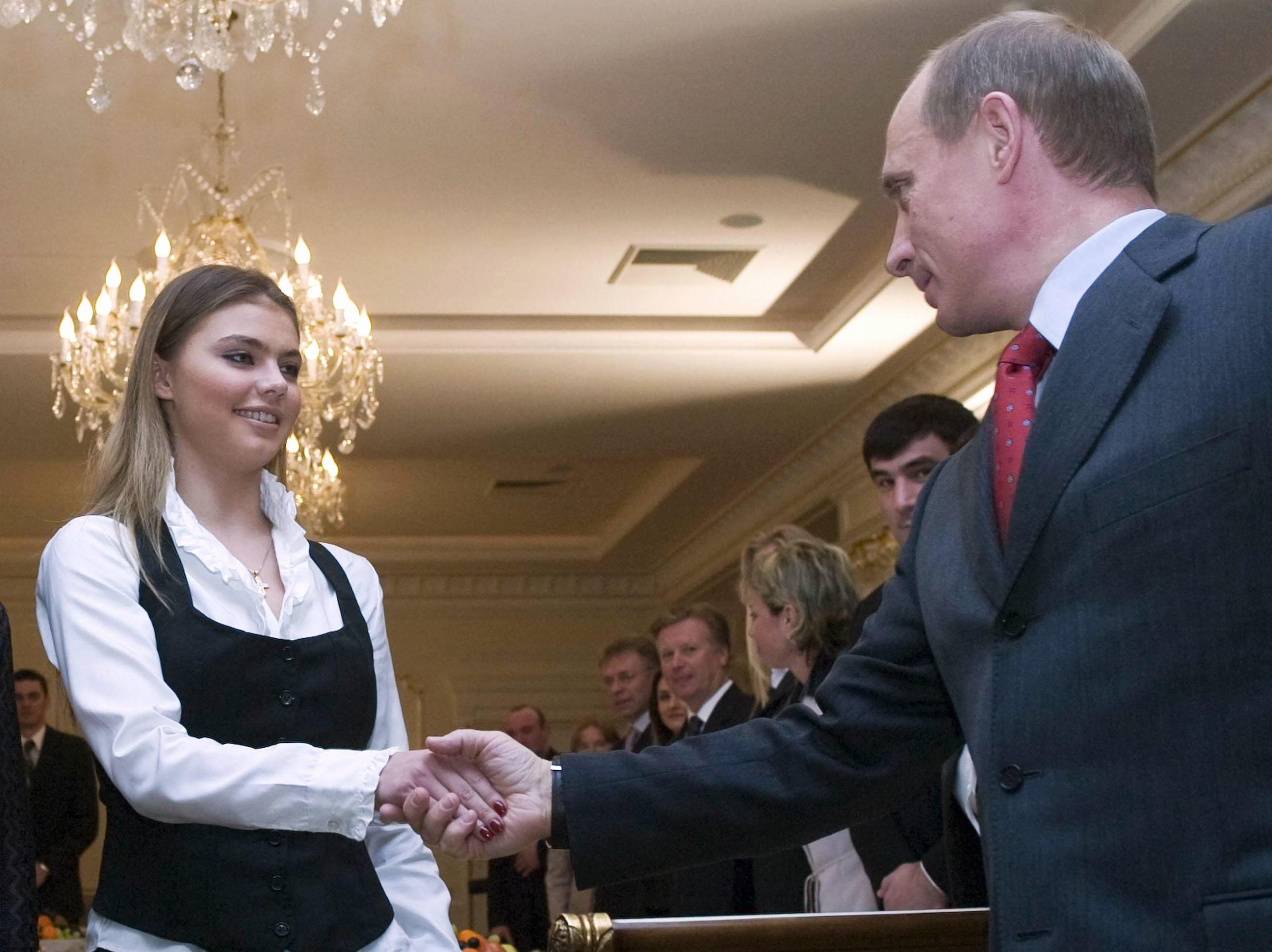 Alina Kabaeva si Vladimir Putin