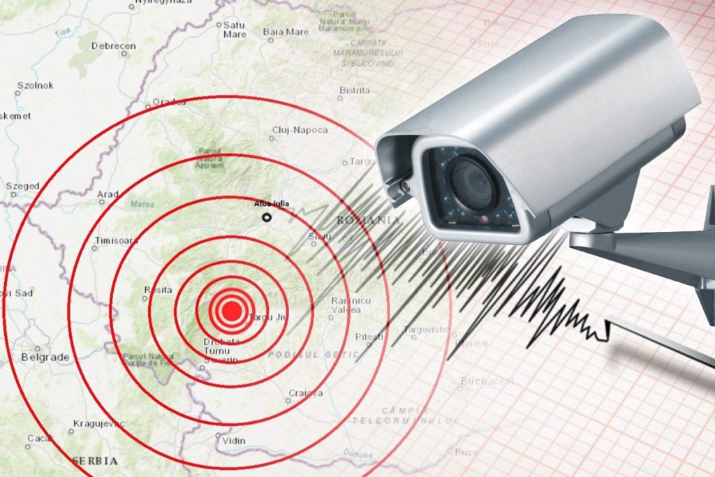 Ce s-a văzut pe o cameră de supraveghere în timpul cutremurului recent din Gorj. Imaginile au ajuns pe internet. Video