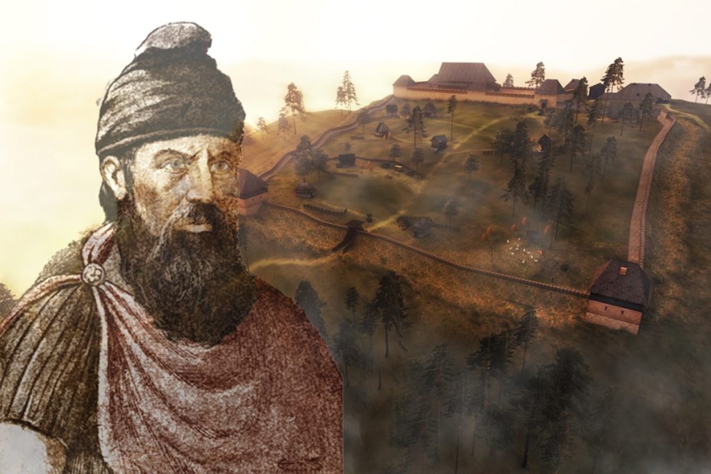 Cetatea rămasă de la daci, de care nu s-a îngrijit nimeni. A fost construită pe vremea lui Burebista