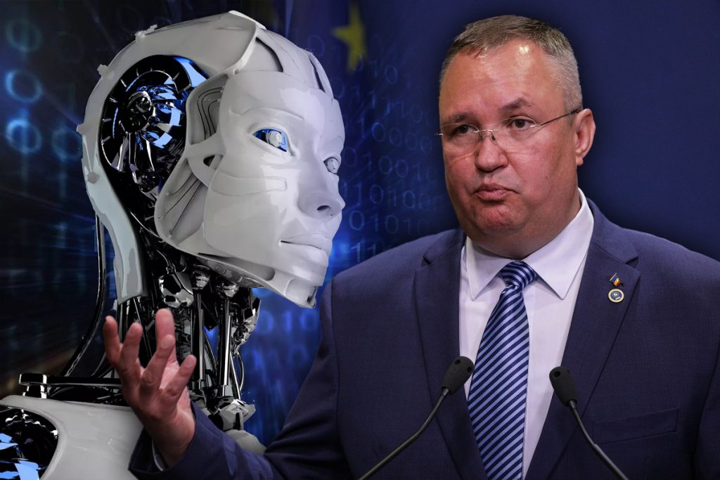 Momentul în care premierul Nicolae Ciucă vorbește cu robotul Ion. Ce rol va avea în fruntea Guvernului. „Folosește inteligența artificială”