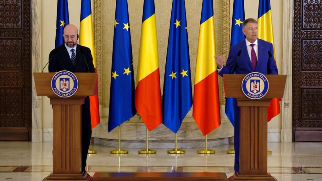 Klaus Iohannis a vorbit despre aderarea Românei la Schengen cu președintele Consiliului European. „Avem susținerea lui pentru aderare în acest an”