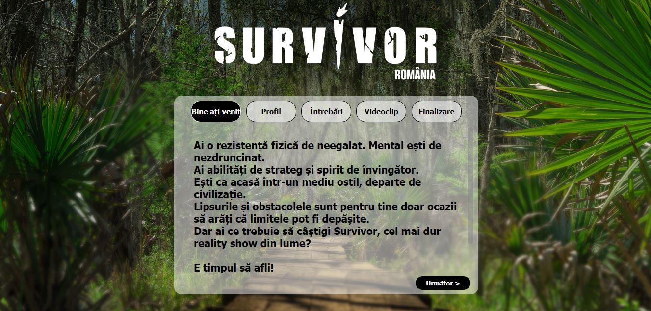 Cum te poti inscrie la Survivor 2024