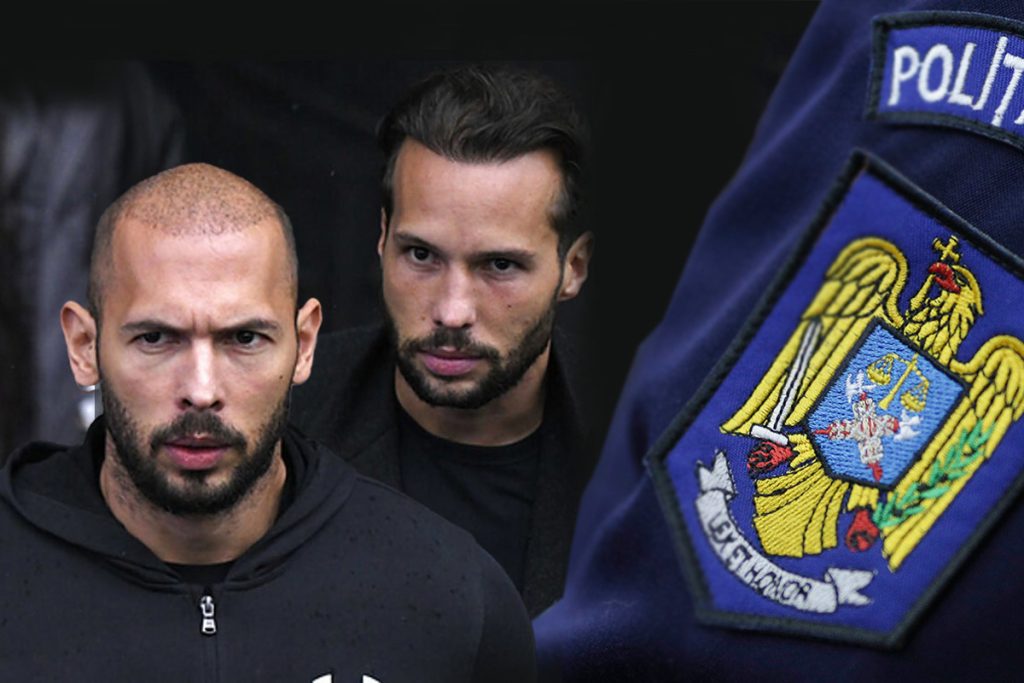 Frații Tate, sfidare maximă la adresa polițiștilor după eliberare. Ce i-au pus Andrew și Tristan să facă în fața vilei lor