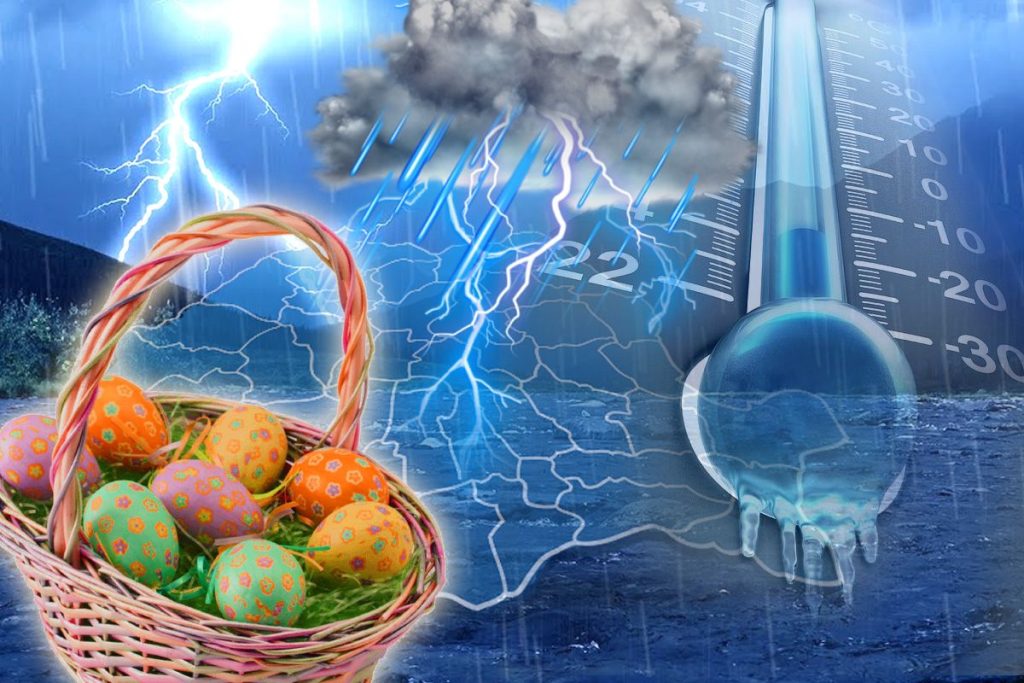 Vremea se schimbă radical în România. Ce temperaturi vor fi în noaptea de Înviere și în prima zi de Paște