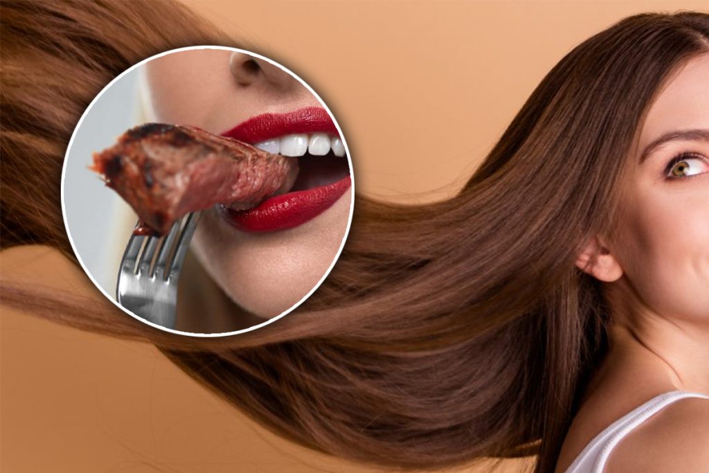 Ce se întâmplă cu părul femeilor care renunță să mai mănânce carne. Efectul e surprizător