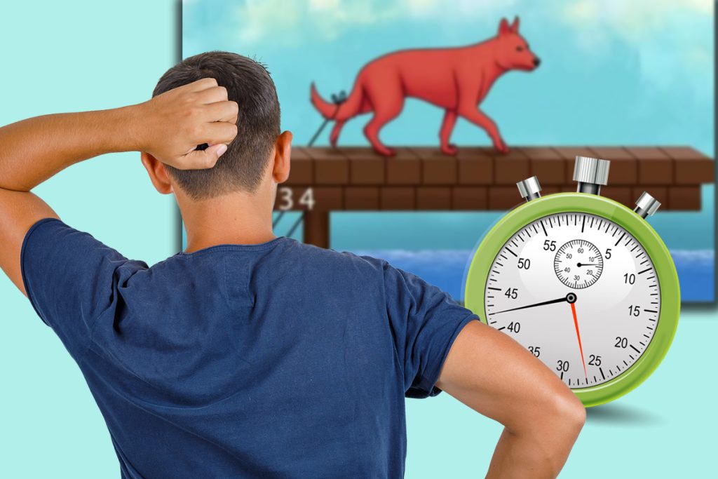 Cel mai tare test IQ. Doar geniile își dau seama ce frânghie este legată de coada câinelui în doar 5 secunde