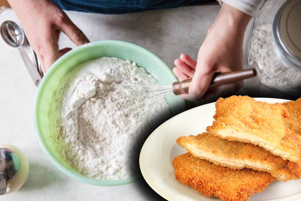 Ingredientul secret care se pune în făina pentru șnițele. Este trucul marilor bucătari, vor ieși foarte gustoase