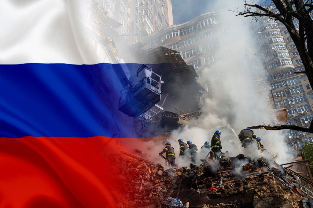 Rusia a atacat Kievul cu zeci de rachete noaptea trecută. Oamenii s-au ascuns în adăposturi