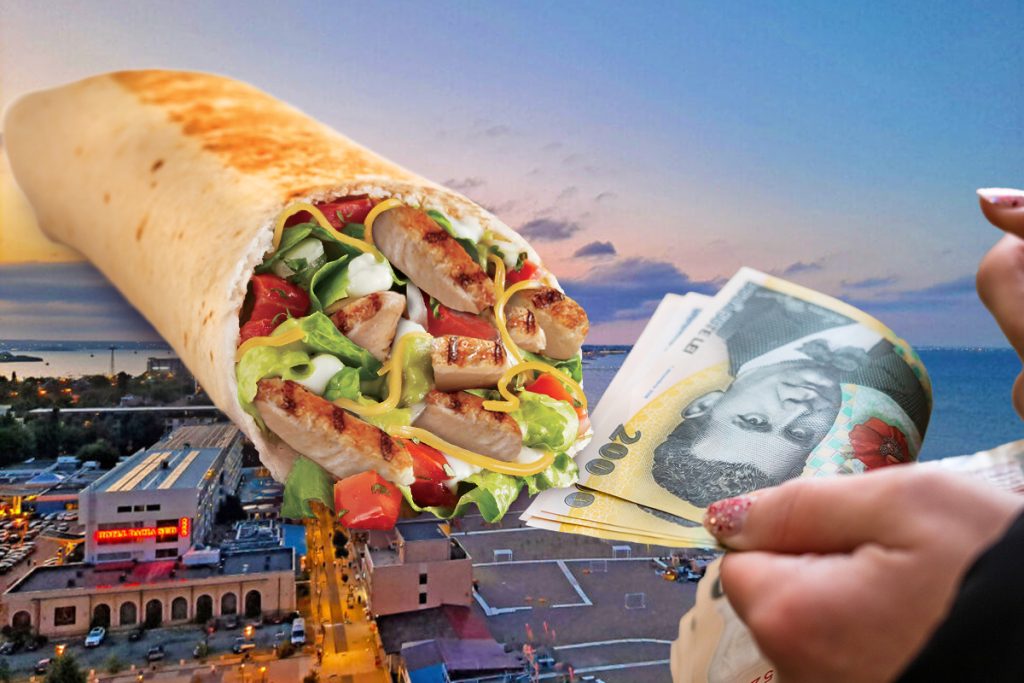 Cât costă o shaorma la Mamaia. Prețurile au crescut simțitor pe litoralul românesc