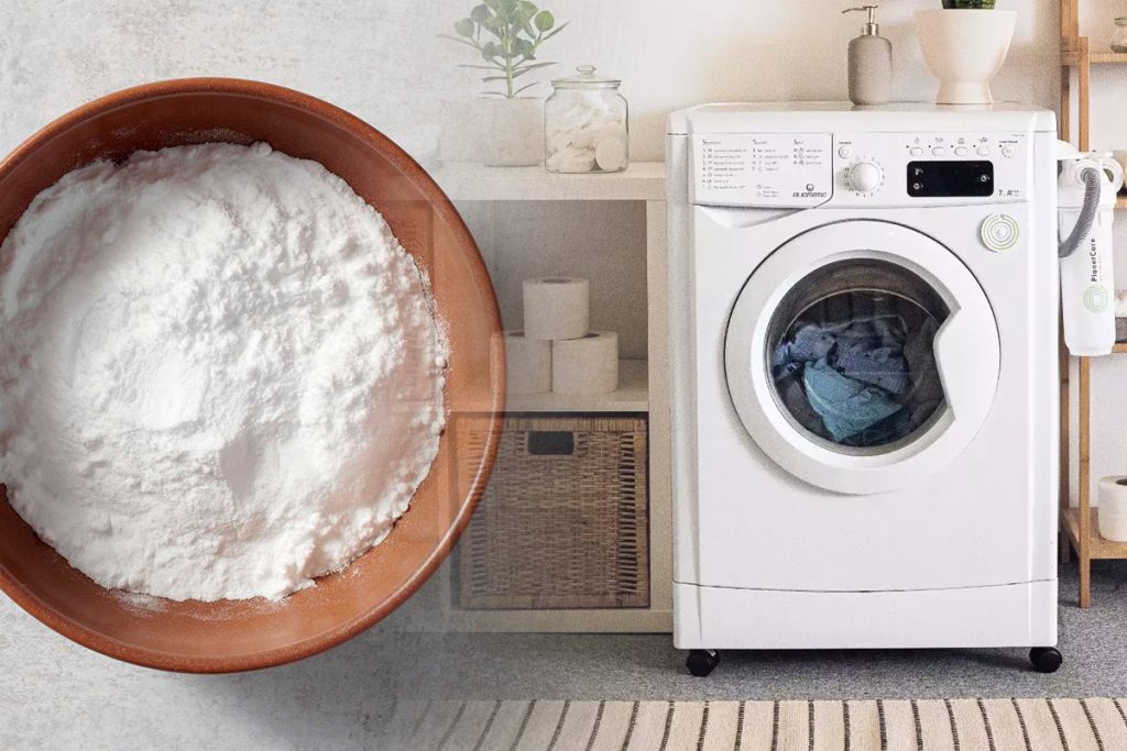De ce să ții mereu bicarbonat de sodiu lângă mașina de spălat. Trucul fabulos de care prea puține gospodine știu