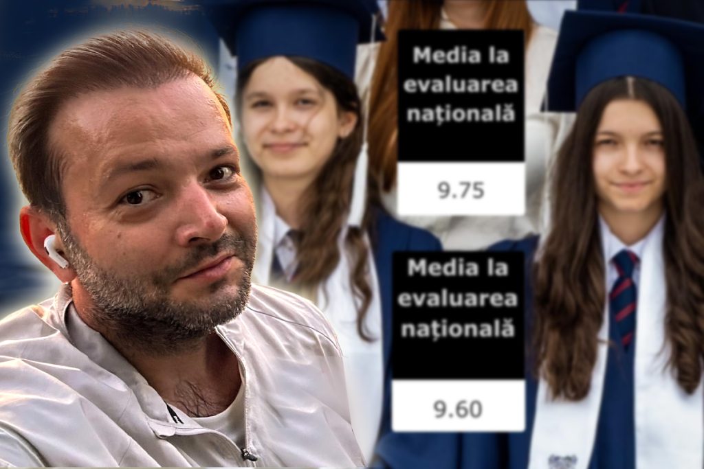 Mihai Morar este în culmea fericirii. Ce note au luat fetele sale la Evaluarea Națională 2023