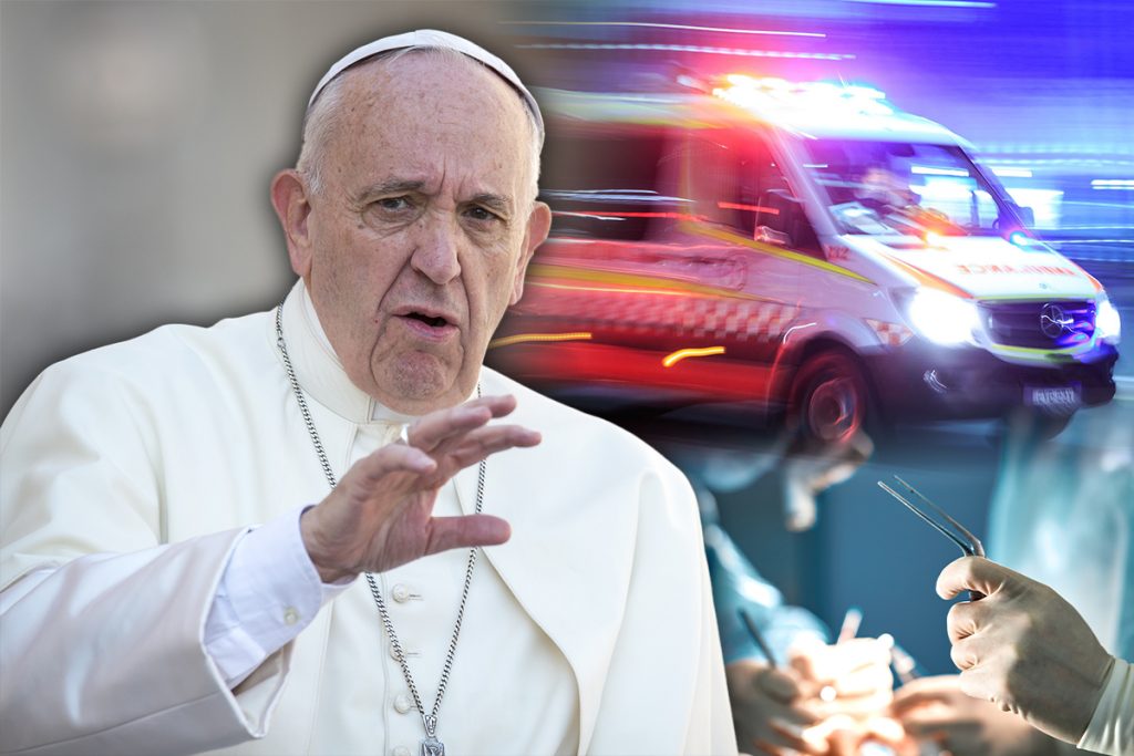 Papa Francisc a fost operat de urgență. Ce afecțiune avea