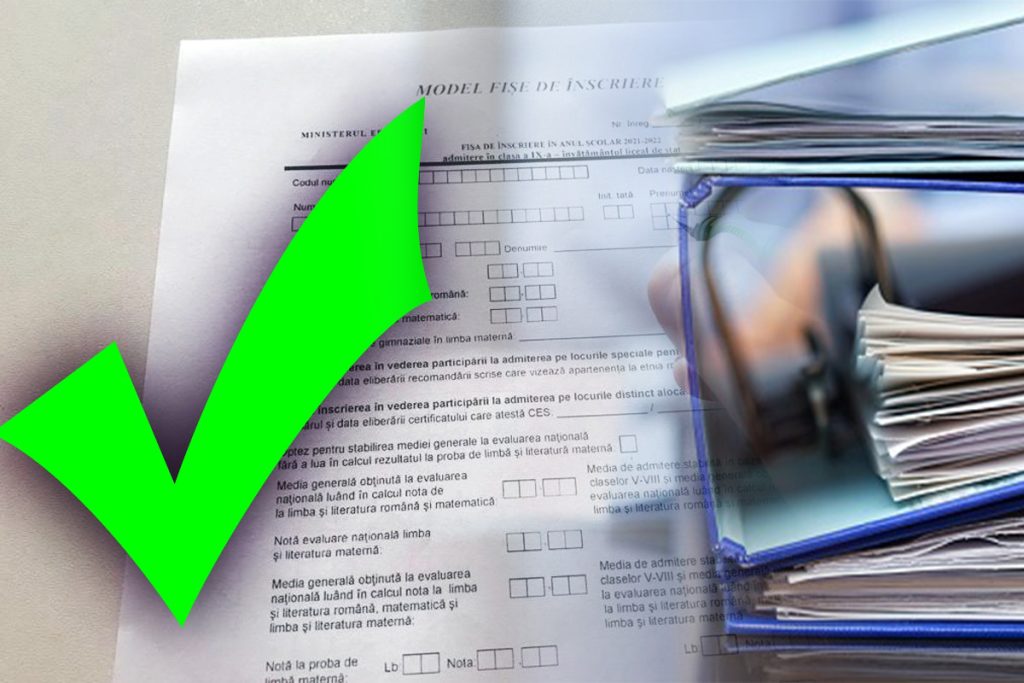 Actele necesare pentru înscrierea la liceu 2023. Lista completă cu documentele necesare