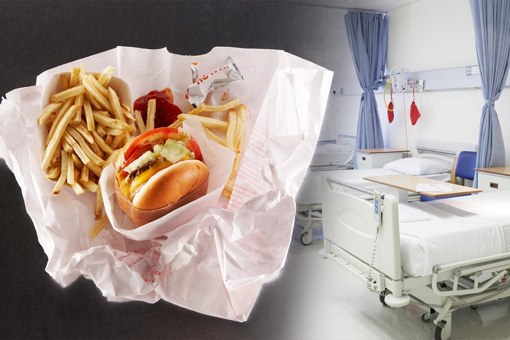 Au mâncat la fast-food și au ajuns de urgență la spital. Ce au pățit 11 oameni într-o vacanță la Sinaia