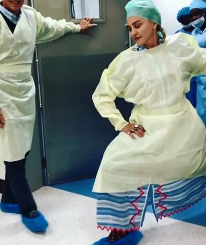 Madonna, primele declaratii dupa ce a vazut moartea cu ochii