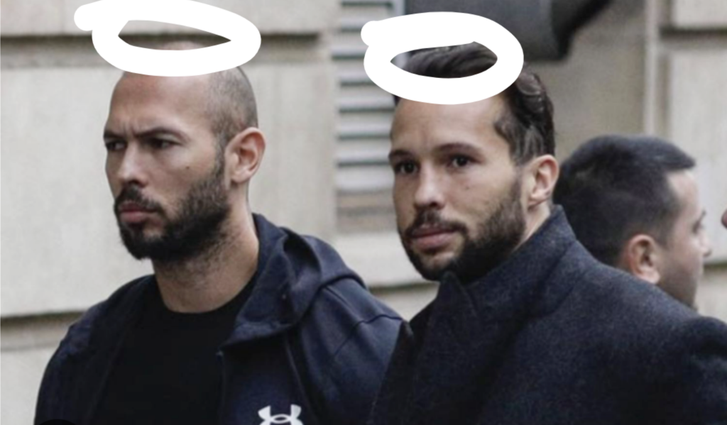 Frații Tate, care dețin o academie cumva concurentă cu SNSPA, însă doar online, au fost reținuți